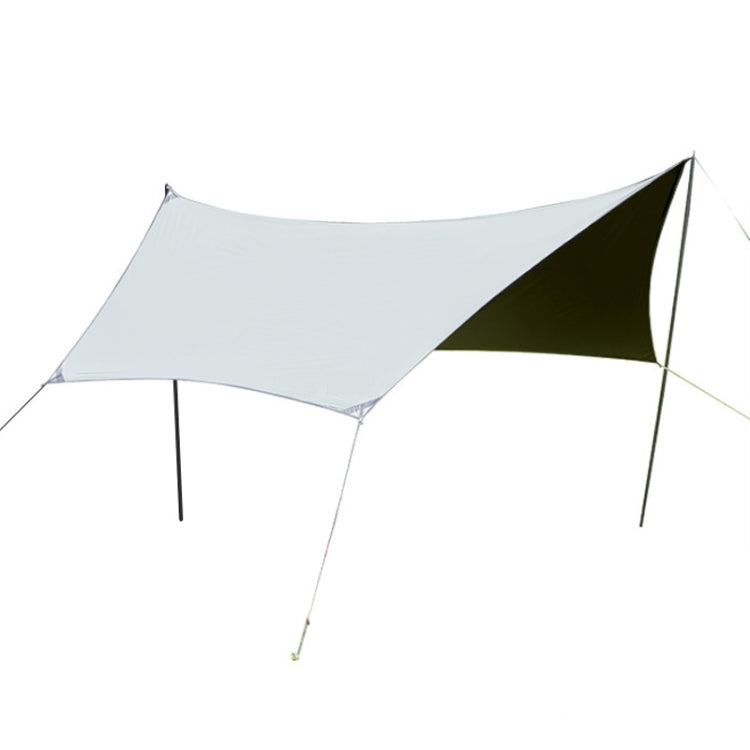 Outdoor Camping Tent, Style:, Vinyl Sunscreen Hexagon 4x3m Sky Blue