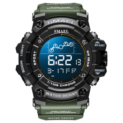 SMAEL 8082 Outdoor Waterproof Sports Multifunctional Luminous Timing Electronic Watch