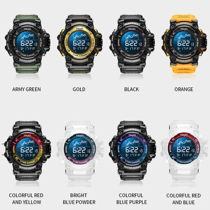 SMAEL 8082 Outdoor Waterproof Sports Multifunctional Luminous Timing Electronic Watch