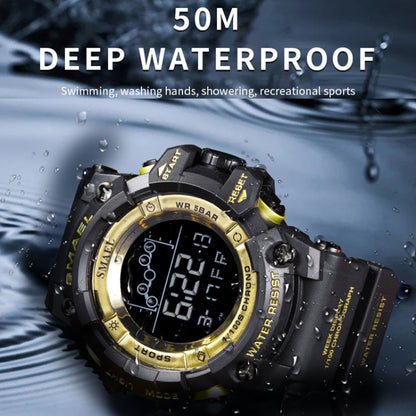 SMAEL 8082 Outdoor Waterproof Sports Multifunctional Luminous Timing Electronic Watch