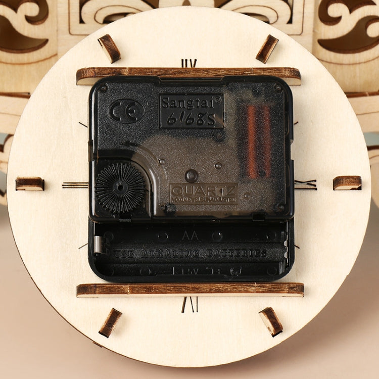 The Clock Tower 3D Wooden Puzzle Toys DIY Handmade Ornaments, Clock Tower