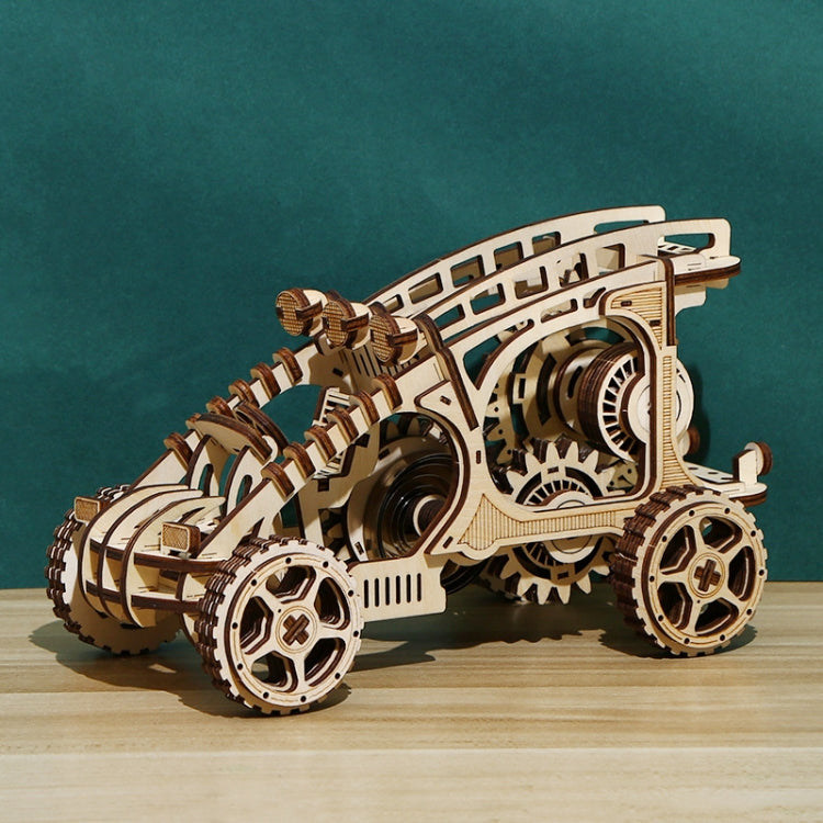 Bumper Car 3D Wooden Puzzle Model DIY Handmade Ornaments, Bumper Car