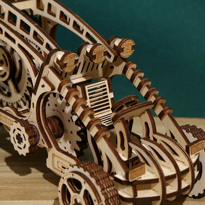 Bumper Car 3D Wooden Puzzle Model DIY Handmade Ornaments, Bumper Car