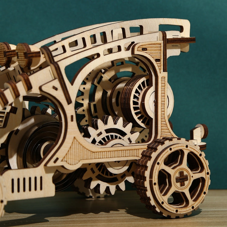 Bumper Car 3D Wooden Puzzle Model DIY Handmade Ornaments, Bumper Car