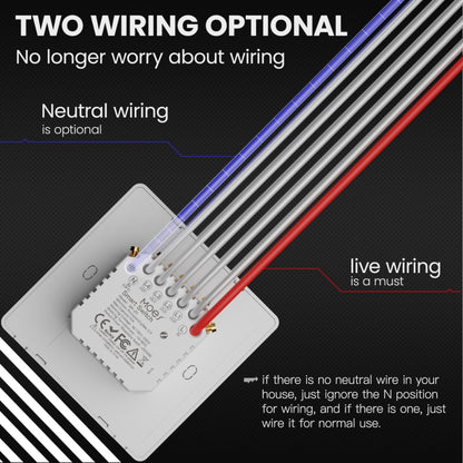 Tuya ZigBee Smart Single-fire Zero-fire Sharing Timing Voice Wall Switch EU Plug, Style:, 1 Way (White), 2 Ways (White), 3  Ways (White), 1 Way (Gray), 2 Ways (Gray), 3 Ways (Gray), 1 Way (White Scene Casual Post), 2 Ways (White Scene Casual Post)