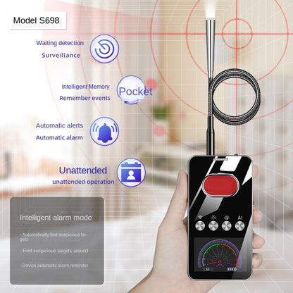 S698 Smart GPS Detector Anti-Sneak Shooting Anti-Monitoring Camera Detector, S698