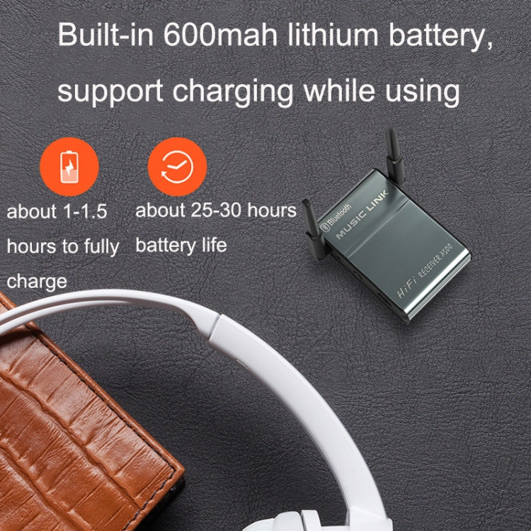 X600 CSR Lossless Bluetooth Receiver AUX Audio Bluetooth Adapter HIFI5.0 Car Audio Adapter, X600