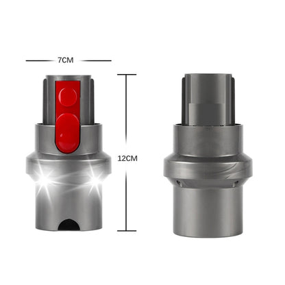 For Dyson V7 V8 V10 V11 V15 Vacuum Cleaner Suction Head Adapter with LED Light