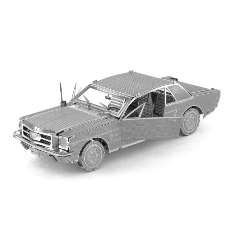 3D Three-dimensional Metal Car Assembly Model DIY Puzzles Toy, 1908 T-shaped Cars, 1965 Mustang, Kart, BZS G500, Cable Car, Taxi, Fire Truck, Bullet Train, Nissans Coupe, D51 Train Head, KMK F450, Sportcar, Half-track Motorcycle, Rocket Launcher