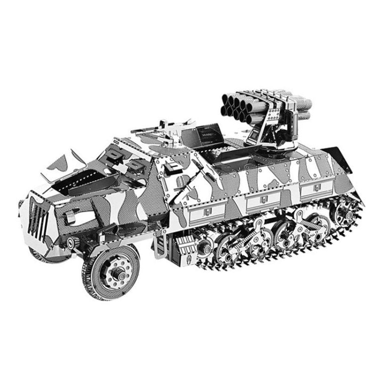 3D Three-dimensional Metal Car Assembly Model DIY Puzzles Toy, 1908 T-shaped Cars, 1965 Mustang, Kart, BZS G500, Cable Car, Taxi, Fire Truck, Bullet Train, Nissans Coupe, D51 Train Head, KMK F450, Sportcar, Half-track Motorcycle, Rocket Launcher