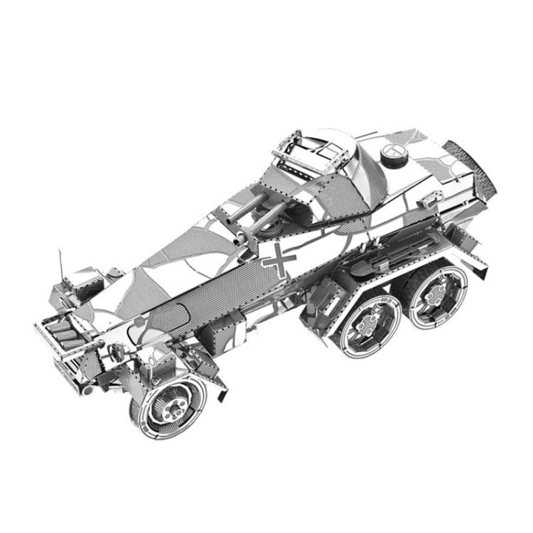 3D Three-dimensional Metal Car Assembly Model DIY Puzzles Toy, 1908 T-shaped Cars, 1965 Mustang, Kart, BZS G500, Cable Car, Taxi, Fire Truck, Bullet Train, Nissans Coupe, D51 Train Head, KMK F450, Sportcar, Half-track Motorcycle, Rocket Launcher