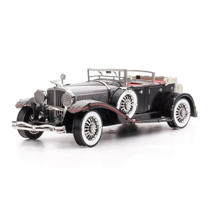 3D Three-dimensional Metal Car Assembly Model DIY Puzzles Toy, 1908 T-shaped Cars, 1965 Mustang, Kart, BZS G500, Cable Car, Taxi, Fire Truck, Bullet Train, Nissans Coupe, D51 Train Head, KMK F450, Sportcar, Half-track Motorcycle, Rocket Launcher