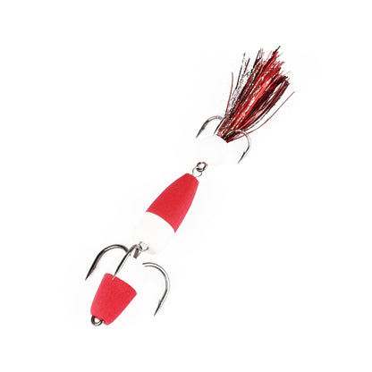 W.P.E PMG-M Foam Hook Soft Worm Bait Three Anchor Hook Fake Lures, M