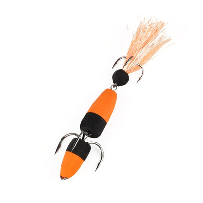 W.P.E PMG-M Foam Hook Soft Worm Bait Three Anchor Hook Fake Lures, M