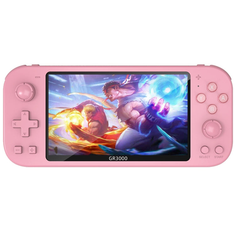 RG3000 Handheld Game Console Support Double Handle Mini Game Console, RG3000 Green, RG3000 Yellow, RG3000 Pink, RG3000 Gray, RG3000 Purple