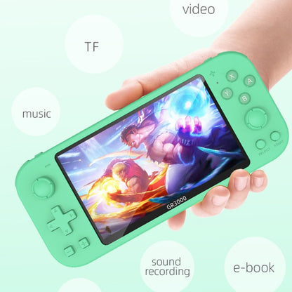 RG3000 Handheld Game Console Support Double Handle Mini Game Console, RG3000 Green, RG3000 Yellow, RG3000 Pink, RG3000 Gray, RG3000 Purple