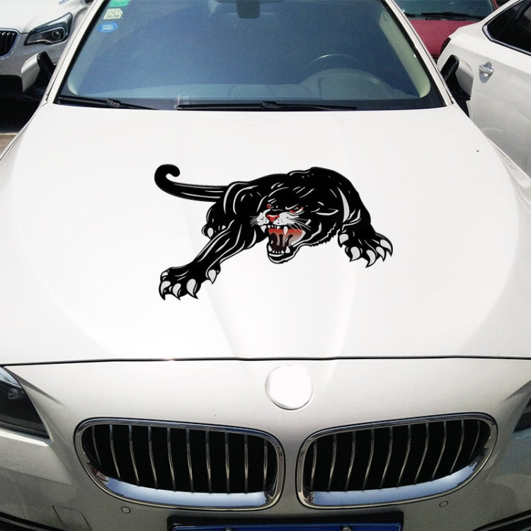 Colorful Black Panther Car Hood Door Reflective Sticker