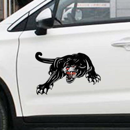 Colorful Black Panther Car Hood Door Reflective Sticker