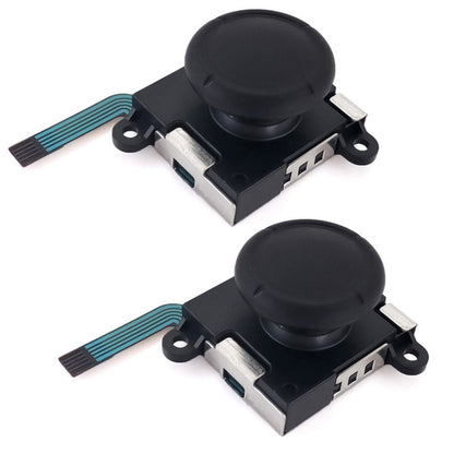 For NS Switch 2pcs 3D Analog Sensor Thumbstick Joystick Left And Right Joystick, Joystick(Red), Joystick(Blue), Joystick(Black)