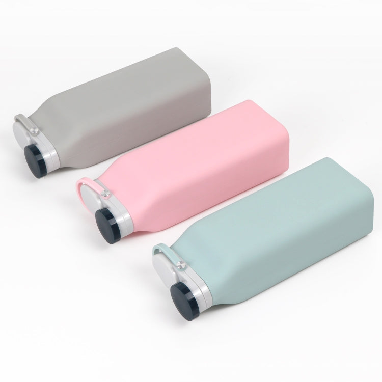 Outdoor Sports Portable Silicone Folding Water Cup Minimalist Travel Large Capacity Milk Bottle, 600ml