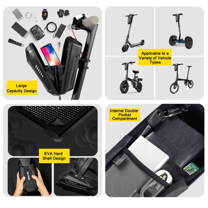 WILD MAN  ES8X Electric Scooter Bicycle Fast Disassembly Hanging Bag EVA Hard Shell Bag, Fast Disassembly 2L, Fast Disassembly 3L, Fast Disassembly 4L