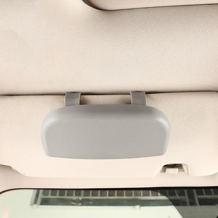 Multifunctional Car Glasses Box Car Sunshine Board Tickets Glasses Clamp, Back Double Snap Black, Back Double Snap Grey
