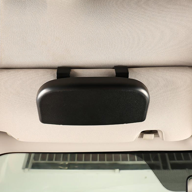 Multifunctional Car Glasses Box Car Sunshine Board Tickets Glasses Clamp, Back Double Snap Black, Back Double Snap Grey