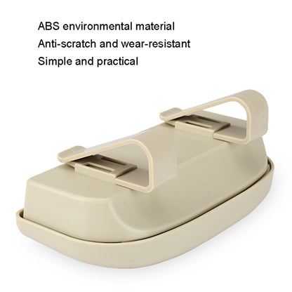 Multifunctional Car Glasses Box Car Sunshine Board Tickets Glasses Clamp, Back Double Snap Black, Back Double Snap Grey
