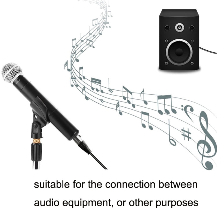 6.35mm Caron Female To XLR 2pin Balance Microphone Audio Cable Mixer Line, 0.5m, 1m, 1.5m, 2m, 3m, 5m, 10m, 15m, 20m, 30m