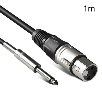 6.35mm Caron Female To XLR 2pin Balance Microphone Audio Cable Mixer Line, 0.5m, 1m, 1.5m, 2m, 3m, 5m, 10m, 15m, 20m, 30m