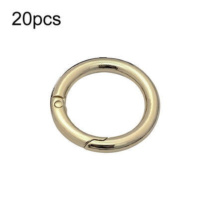 20pcs Zinc Alloy Spring Ring Metal Open Bag Webbing Keychain, 3 Points Silver, 4 Points Silver, 3 Points Light Gold, 1 inch Light Gold, 3 Point Black, 1 inch Black, 1 inch Silver, 4 Points Black, Inch 2 Light Gold, Inch 2 Silver, 5 Points Light Gold   ...