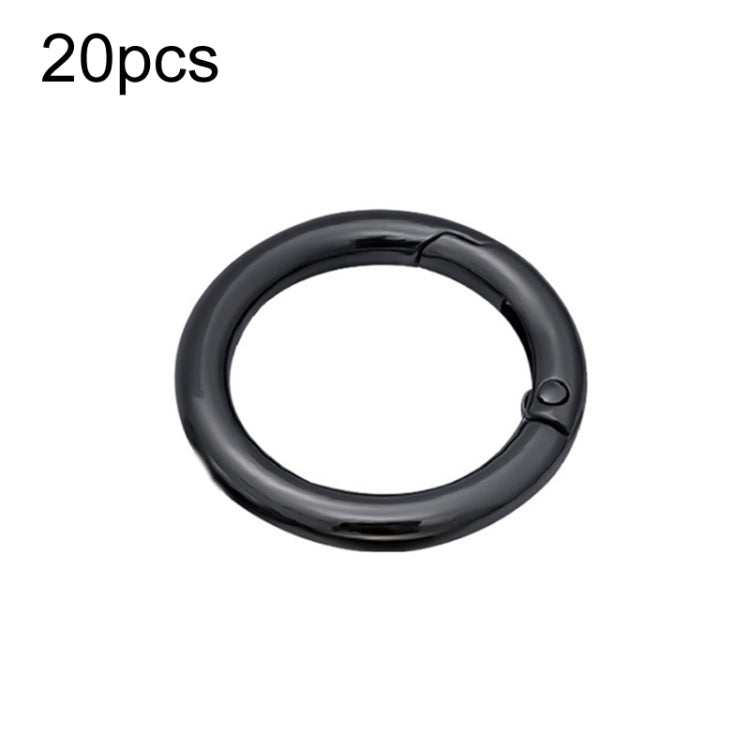 20pcs Zinc Alloy Spring Ring Metal Open Bag Webbing Keychain, 3 Points Silver, 4 Points Silver, 3 Points Light Gold, 1 inch Light Gold, 3 Point Black, 1 inch Black, 1 inch Silver, 4 Points Black, Inch 2 Light Gold, Inch 2 Silver, 5 Points Light Gold   ...