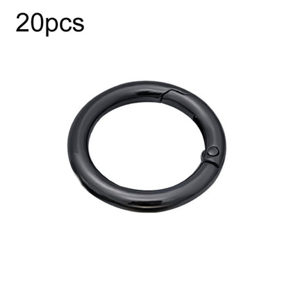 20pcs Zinc Alloy Spring Ring Metal Open Bag Webbing Keychain, 3 Points Silver, 4 Points Silver, 3 Points Light Gold, 1 inch Light Gold, 3 Point Black, 1 inch Black, 1 inch Silver, 4 Points Black, Inch 2 Light Gold, Inch 2 Silver, 5 Points Light Gold   ...