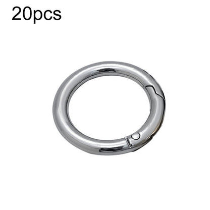 20pcs Zinc Alloy Spring Ring Metal Open Bag Webbing Keychain, 3 Points Silver, 4 Points Silver, 3 Points Light Gold, 1 inch Light Gold, 3 Point Black, 1 inch Black, 1 inch Silver, 4 Points Black, Inch 2 Light Gold, Inch 2 Silver, 5 Points Light Gold   ...