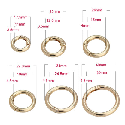 20pcs Zinc Alloy Spring Ring Metal Open Bag Webbing Keychain, 3 Points Silver, 4 Points Silver, 3 Points Light Gold, 1 inch Light Gold, 3 Point Black, 1 inch Black, 1 inch Silver, 4 Points Black, Inch 2 Light Gold, Inch 2 Silver, 5 Points Light Gold   ...