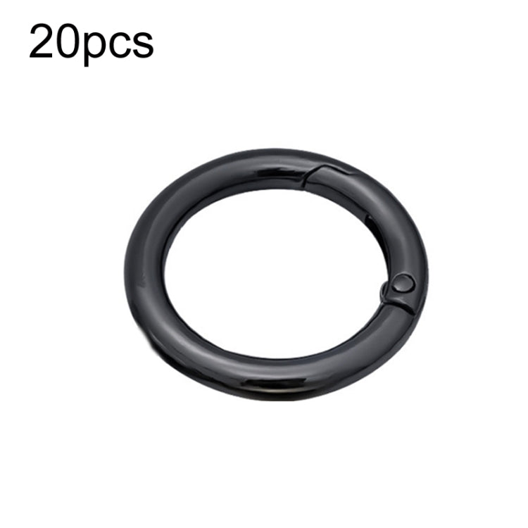20pcs Zinc Alloy Spring Ring Metal Open Bag Webbing Keychain, 3 Points Silver, 4 Points Silver, 3 Points Light Gold, 1 inch Light Gold, 3 Point Black, 1 inch Black, 1 inch Silver, 4 Points Black, Inch 2 Light Gold, Inch 2 Silver, 5 Points Light Gold   ...