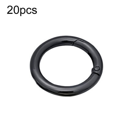 20pcs Zinc Alloy Spring Ring Metal Open Bag Webbing Keychain, 3 Points Silver, 4 Points Silver, 3 Points Light Gold, 1 inch Light Gold, 3 Point Black, 1 inch Black, 1 inch Silver, 4 Points Black, Inch 2 Light Gold, Inch 2 Silver, 5 Points Light Gold   ...