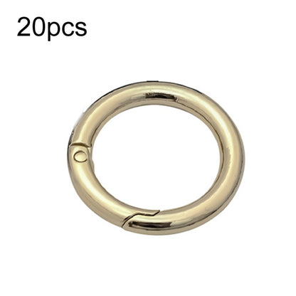 20pcs Zinc Alloy Spring Ring Metal Open Bag Webbing Keychain, 3 Points Silver, 4 Points Silver, 3 Points Light Gold, 1 inch Light Gold, 3 Point Black, 1 inch Black, 1 inch Silver, 4 Points Black, Inch 2 Light Gold, Inch 2 Silver, 5 Points Light Gold   ...