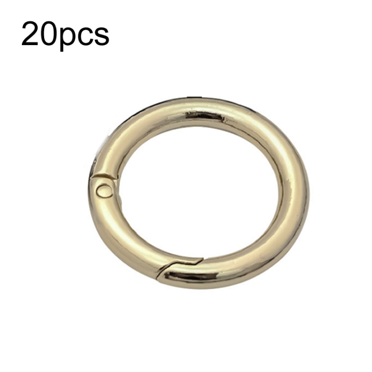 20pcs Zinc Alloy Spring Ring Metal Open Bag Webbing Keychain, 3 Points Silver, 4 Points Silver, 3 Points Light Gold, 1 inch Light Gold, 3 Point Black, 1 inch Black, 1 inch Silver, 4 Points Black, Inch 2 Light Gold, Inch 2 Silver, 5 Points Light Gold   ...