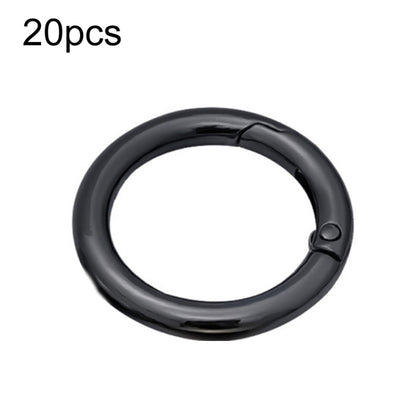 20pcs Zinc Alloy Spring Ring Metal Open Bag Webbing Keychain, 3 Points Silver, 4 Points Silver, 3 Points Light Gold, 1 inch Light Gold, 3 Point Black, 1 inch Black, 1 inch Silver, 4 Points Black, Inch 2 Light Gold, Inch 2 Silver, 5 Points Light Gold   ...