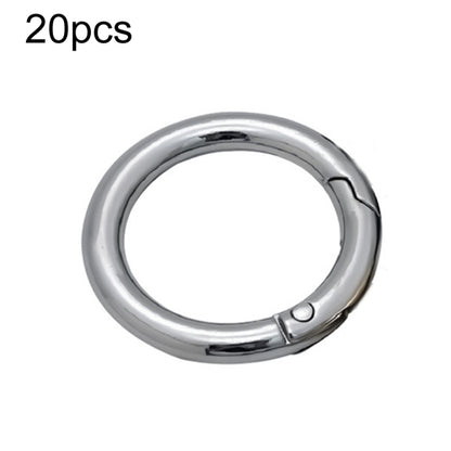 20pcs Zinc Alloy Spring Ring Metal Open Bag Webbing Keychain, 3 Points Silver, 4 Points Silver, 3 Points Light Gold, 1 inch Light Gold, 3 Point Black, 1 inch Black, 1 inch Silver, 4 Points Black, Inch 2 Light Gold, Inch 2 Silver, 5 Points Light Gold   ...