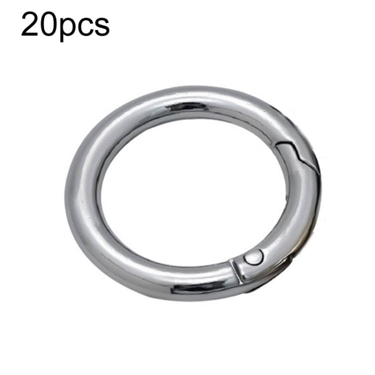 20pcs Zinc Alloy Spring Ring Metal Open Bag Webbing Keychain, 3 Points Silver, 4 Points Silver, 3 Points Light Gold, 1 inch Light Gold, 3 Point Black, 1 inch Black, 1 inch Silver, 4 Points Black, Inch 2 Light Gold, Inch 2 Silver, 5 Points Light Gold   ...