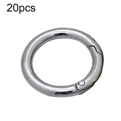 20pcs Zinc Alloy Spring Ring Metal Open Bag Webbing Keychain, 3 Points Silver, 4 Points Silver, 3 Points Light Gold, 1 inch Light Gold, 3 Point Black, 1 inch Black, 1 inch Silver, 4 Points Black, Inch 2 Light Gold, Inch 2 Silver, 5 Points Light Gold   ...