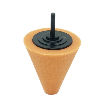 Car Cone 3 inch Polishing Sponge Wheel Polishing Disc, Single Cone 3 inch Yellow, Single Cone 3 inch Blue, Single Cone 3 inch Orange