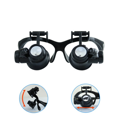 9892G1 Binocular Glass Type Maintenance Magnifyier with LED Light, 9892G1