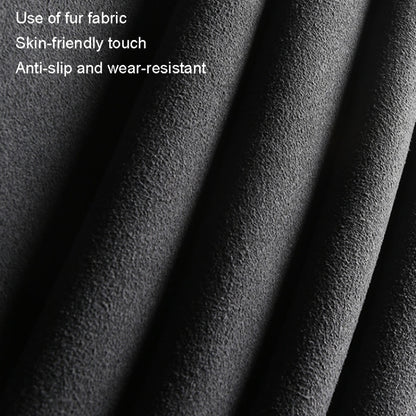 Turned Fur D Type Steering Wheel Cover, Turned Fur Black Blue, Turned Fur Gray, Turned Fur Carbon Gray, Turned Fur Black Red, Turned Fur Black Gray