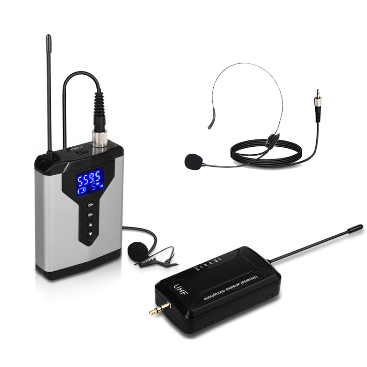 USB Computer Recording Microphone Live Phone SLR Lavalier Microphone, Q6 1 Drag 1 Wireless Lavalier, Q6 1 Drag 1 Wireless Lavalier Head Wear, Q6 1 Drag 1 Wireless Lavalier With Stand, Q6 1 Drag 1 Wireless Lavalier Head Wear With Stand