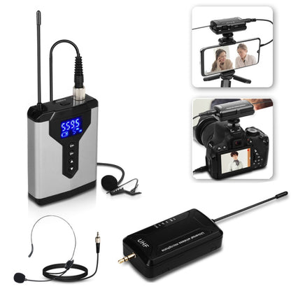 USB Computer Recording Microphone Live Phone SLR Lavalier Microphone, Q6 1 Drag 1 Wireless Lavalier, Q6 1 Drag 1 Wireless Lavalier Head Wear, Q6 1 Drag 1 Wireless Lavalier With Stand, Q6 1 Drag 1 Wireless Lavalier Head Wear With Stand