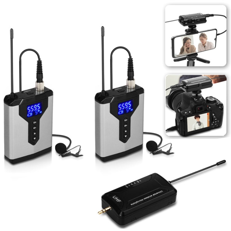 USB Computer Recording Microphone Live Phone SLR Lavalier Microphone, Q6 1 Drag 1 Wireless Lavalier, Q6 1 Drag 1 Wireless Lavalier Head Wear, Q6 1 Drag 1 Wireless Lavalier With Stand, Q6 1 Drag 1 Wireless Lavalier Head Wear With Stand