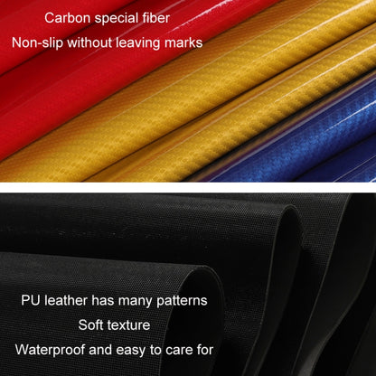 Car Steering Wheel Carbon Fiber Breathable Wear-resistant Leather Case, 38cm